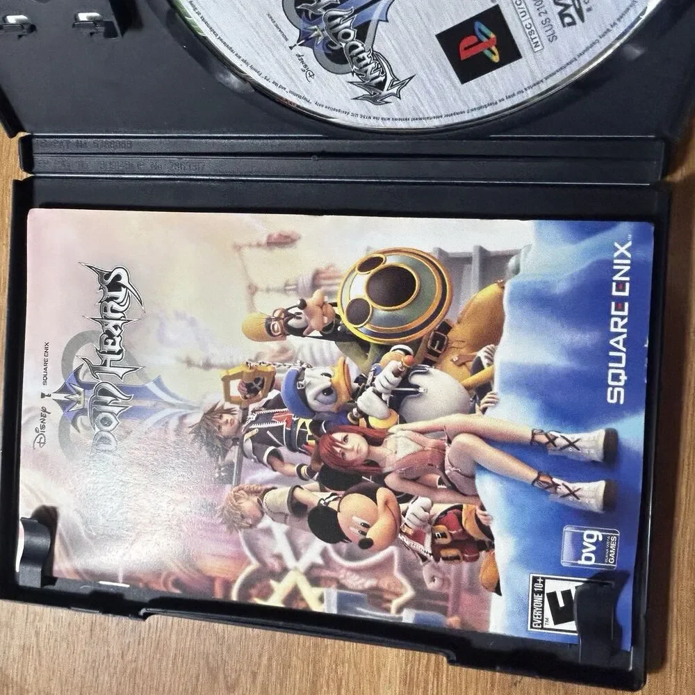 Square Enix Kingdom Hearts Sony PlayStation 2 PS2 NTSC-U/C E10+ Manual